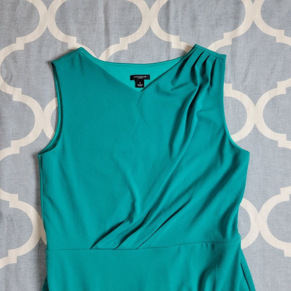 Ann Taylor Dress Sleeveless Holiday Party asymmetrical - Picture 9 of 11